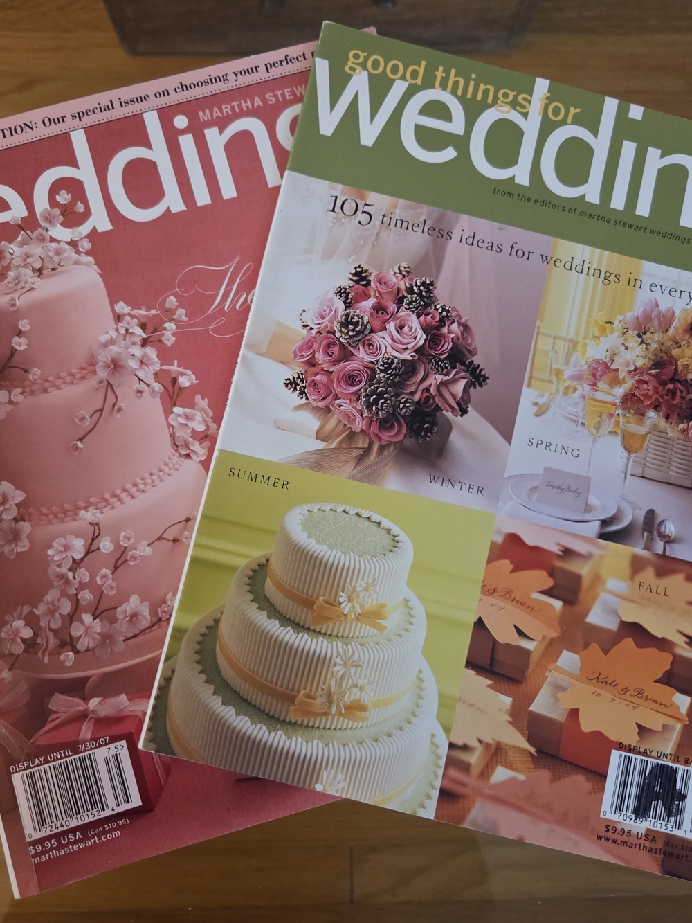 Martha Stewart Weddings Magazine Set/2 - Collectors Edition 2004 & 2007